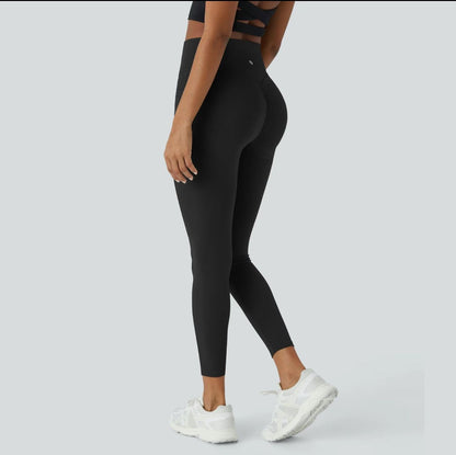 SoCinched High-Waisted Sculpt Leggings – Butt Lift, Tummy Control, Side Pocket