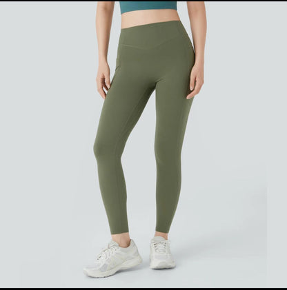 SoCinched High-Waisted Sculpt Leggings – Butt Lift, Tummy Control, Side Pocket