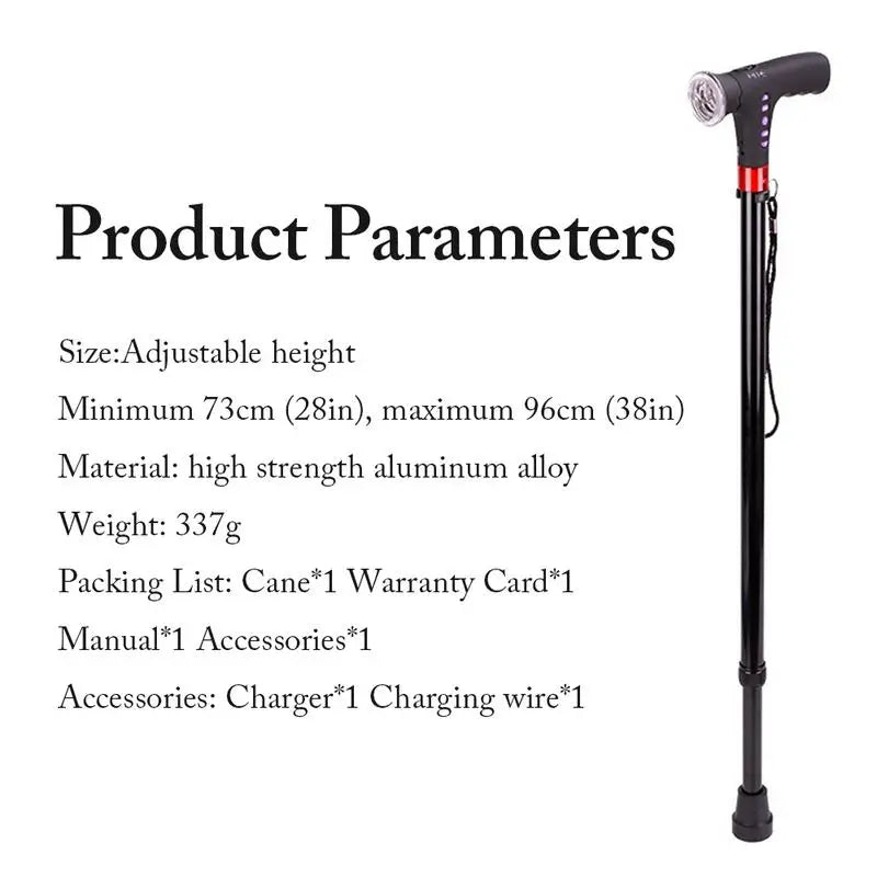 Guardian Light & Alarm Walking Stick