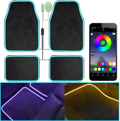 GlowRide Car Floor Lights