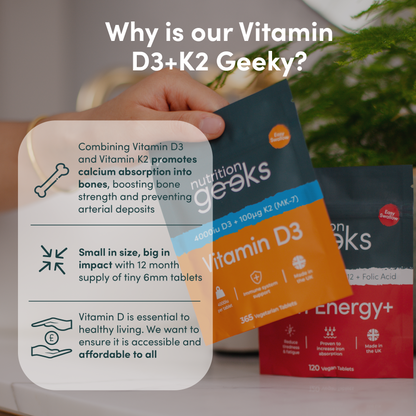 Vitamin D3 +K2 - Elevate Your Well-Being