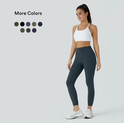 SoCinched High-Waisted Sculpt Leggings – Butt Lift, Tummy Control, Side Pocket